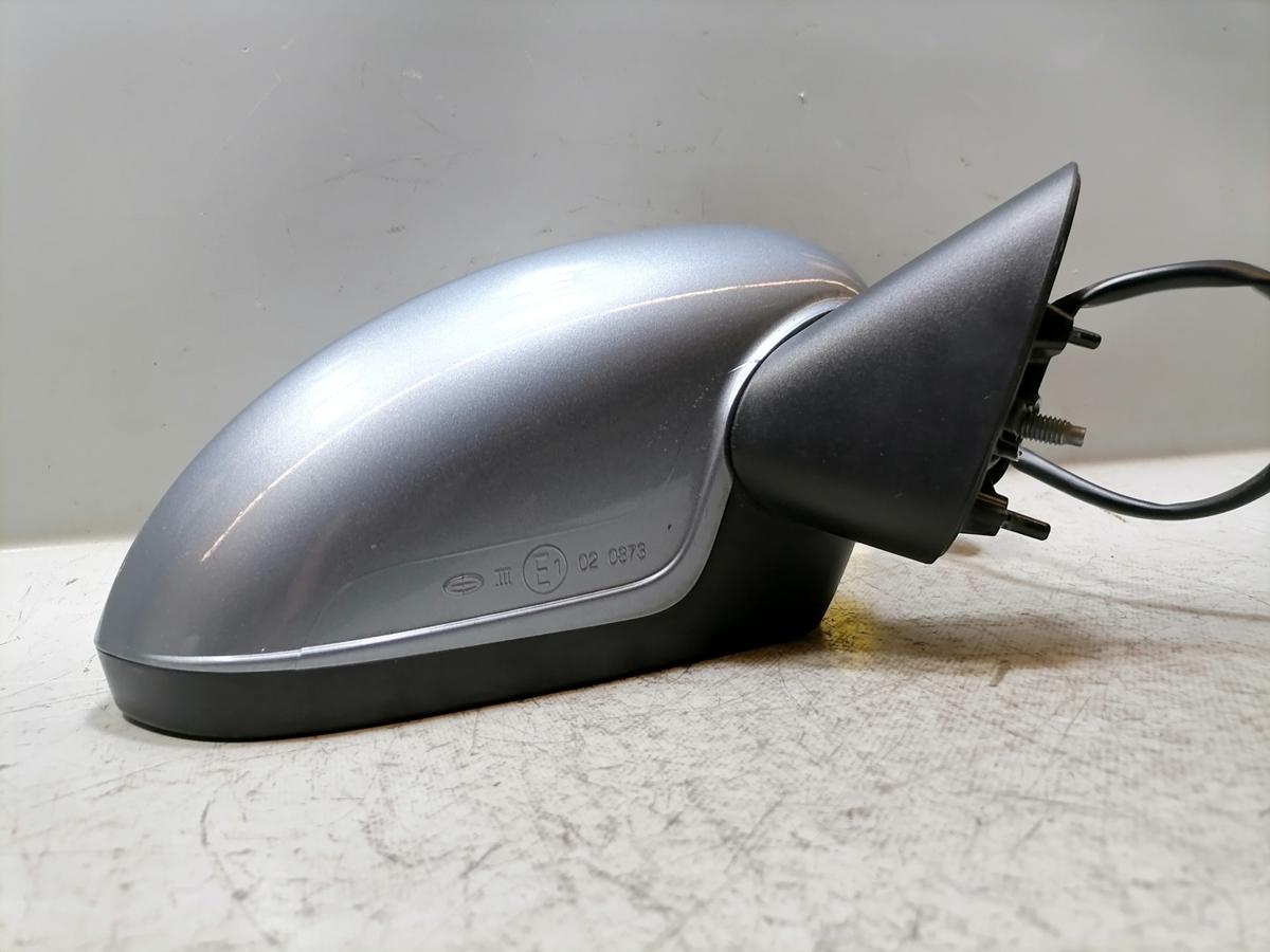Opel Corsa D original Au&szlig;enspiegel rechts elektrisch verstellbar Z163 Lichtsilber Bj.2007
